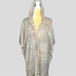 Heather Ed poncho hoodie! Super cute style! Tan Size undefined Photo 3