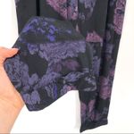 Wilfred Marais Floral Crop Pant Black Purple XS Photo 2