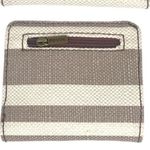 Fossil Neutral Stripes Madison Bifold Cream Brown Photo 4