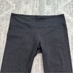 Roxy Outdoor Active Energy Heathered Graphite Grey Scrunch Capri Leggings Sz L Photo 2