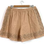 ZARA NWT SET Beaded Embroidery Grommet Shirt Relaxed Short Two Piece Size L/XL Photo 14