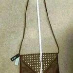Apt. 9  NWT Marissa Clutch Brown Studded Envelope Crossbody Purse Photo 8