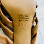 Joie  Luz Crisscross Cognac Heels Sandals Block Heel Open Toe Slide Leather 8.5 Photo 6