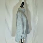 PINK Victoria's Secret Sherpa 1/4 Zip Pull Over Long Sleeve Size Sm Gray Photo 4