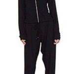 Michael Lauren NWT Revolve x Fargo Zip Up Jumpsuit in Jet Black Photo 0