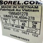 Sorel Women's Kinetic Impact Low Top Lace Sneakers Sport Sz 9 Photo 6