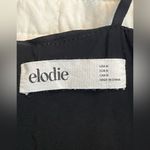 Elodie  Black Ruched Ruffle Hem Sleeveless Dress NWOT Photo 2