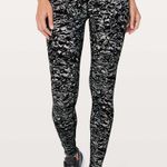 Lululemon Sz 8 Wunder Under Hi-Rise Tight 28"Liquid Platinum Alpine White Multi Photo 0