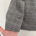 BB Dakota by Steve Madden Plaid Button Front Blazer Jacket Size Small Black Photo 3