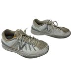 New Balance Size 7 Sneakers White Gray Lace Up Running Jogging Exercise Gym Photo 1