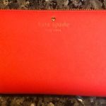 Kate Spade Coral Zipper Wallet Photo 0