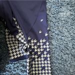 Fabletics  Women's Navy Silver Houndstooth Ultracool cropped Leggings size L Photo 1