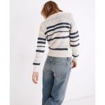 Madewell  Grandover Bobble Heather Denim Color Pullover Sweater Size Large Photo 1