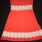 Illa Illa  Orange Strapless Dress Size Medium Photo 0