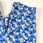 Avenue Plus Size 26 Shorts Blue White Hibiscus Floral Print Tropical 13 Inch 138 Photo 5