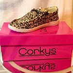 corkys Women’s Leopard Print Shoes size 7 NIB Brown Photo 0
