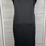 BLUSH MARK "Party Girl" Sleeveless Black Midi Dress-Large Photo 1