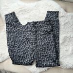 Aerie Offline by  Grey Black Leopard Print Pull On Jogger Pants Size Small Short Photo 4