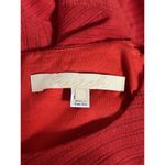 Anthropologie Hutch  Rowan Red Ribbed Lined Knit Short Sleeve Dress Size Small Photo 4