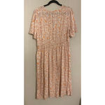 Luxology Wrap Top Popover Flutter Sleeve Knee Length Dress 2X Fall Autumn Casual Photo 2