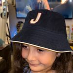 ZARA  J Initial Navy Blue Bucket Hat Photo 0