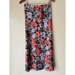 Abel the label Pink Floral Midi Skirt Size Medium Photo 4