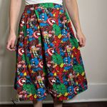 Marvel Hand Made  Super Hero's Midi Skirt Size Medium Photo 2