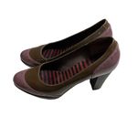 CAMPER ARIADNA‎ Patent Brown Leather Pumps Size 8 EU38 Purple Photo 13