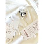 Show Me Your Mumu Kendall Maxi Bridal Dress Wedding Cake Chiffon M NWT Photo 3