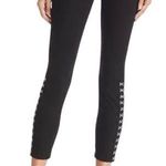 7 For All Mankind High Waist Ankle Skinny Hook-and-Eye Jeans B(air) Black 30 Photo 0