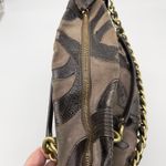 Coach  Brooke Suede Large Hobo Bag‎ Inlaid C Chocolate Brown Slouchy Retro 14340 Photo 10