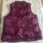 Xersion Packable Puffer Vest Plum Purple Size OX Women Full Zip Pockets Photo 4