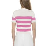 Alexia Admor NWOT  SAYLOR top pink and white striped size XL women's‎ Photo 1