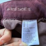 American Eagle  super stretch high rise shortie burgundy shorts size 2 Photo 7