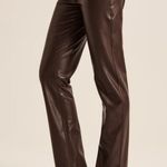 Abercrombie & Fitch Vegan Leather 90s Straight Pant size 8 Photo 4