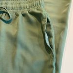 A New Day  Jogger Pants Women’s Size Medium Green Lightweight Tapered Leg Pull On Photo 3
