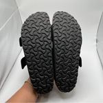 Birkenstock EUC  Arizona black Nubuck leather big buckle Size 39 US 8 women Photo 7