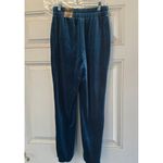 INC international Concepts Women Velvet Stretch Jogger Pant Blue Size S Photo 6