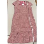 Grace Karin NEW Tweed Sheath Dress Womens XL Pink Workwear Business Career Twee Photo 4