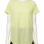 Tek Gear Soft Yellow Women's Short Sleeve Athletic Shirt Photo 0