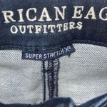 American Eagle Womens Super Stretch X4 Distressed High Rise Jegging Dark Wash 6 Photo 4