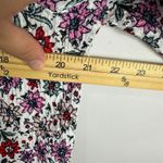 Loft Top XL White Floral Boho Cottagecore Peasant Blouse Long Sleeve Feminine Photo 7