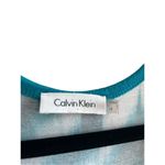 Calvin Klein  size 4 womens long teal and blue summer dress Photo 4