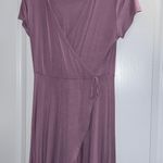 Lavendar Wrap Dress Purple Size L Photo 0