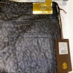 Roberto Cavalli Coated Leopard 5 pocket fit Midrise Skinny Jeans 🆕 42 “Nero” Photo 12