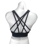 Lululemon Women's Black Sleeveless Strappy Yoga Athletic Sport Bra Crop Top 4 Photo 1