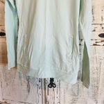 Light Blue Hoodie with Pink Accents Size M Photo 1