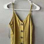 Lily White Spaghetti Strap Blouse Olive Green  Photo 0