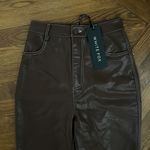 White Fox Boutique NWT  Brown Leather Pants *highrise Photo 1