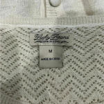 Lucky Brand  linen blend beige sweater in size medium Photo 3